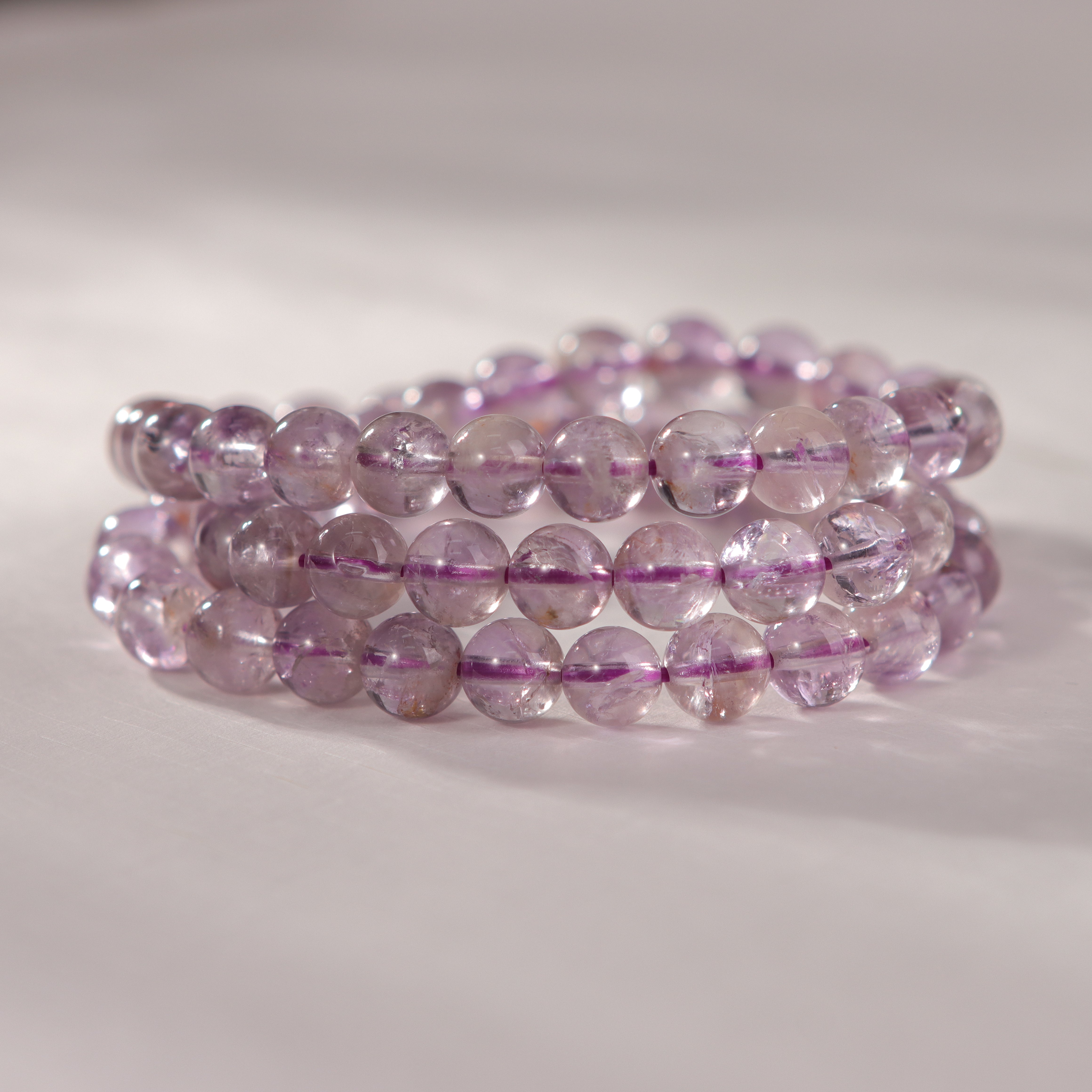 アメジストのレインボーブレスレット – DYG Jewelry